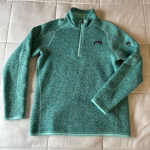 NWOT Youth Patagonia Better Sweater 1/4-Zip Fleece (fits like a women’s XS)
